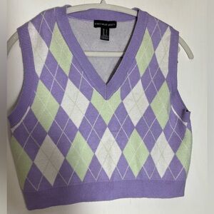 Streetwear Society Lavender Knit Top size L